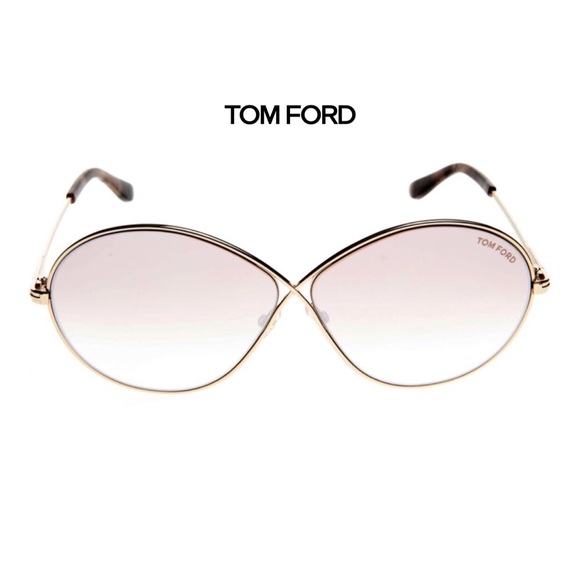 TOM FORD Rania 02 Sunglasses Rose Gold NWT